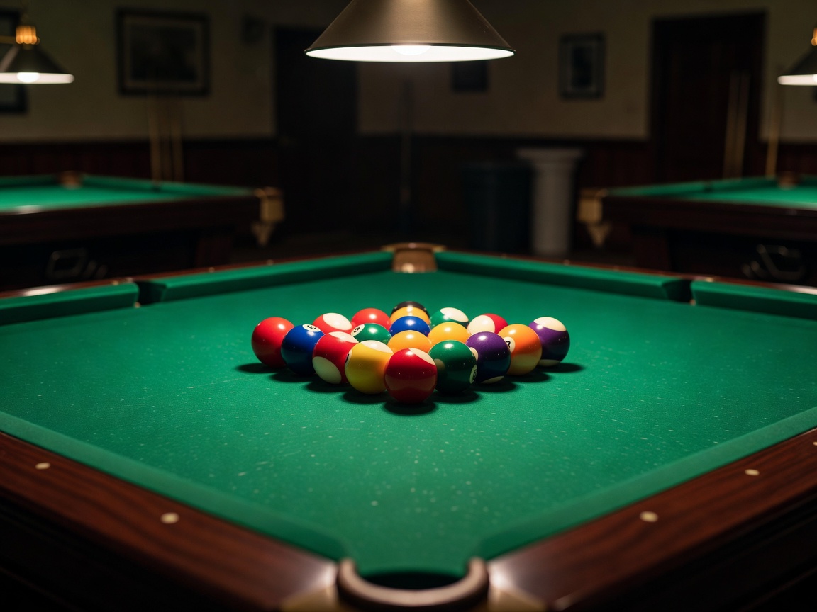 Eight ball rack before the break